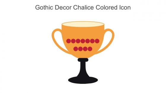 Gothic Decor Chalice Colored Icon In Powerpoint Pptx Png And Editable Eps Format