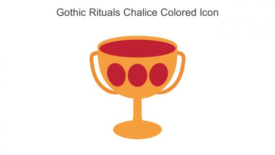 Gothic Rituals Chalice Colored Icon In Powerpoint Pptx Png And Editable Eps Format