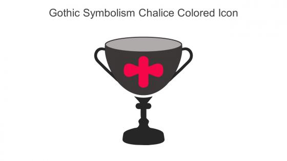 Gothic Symbolism Chalice Colored Icon In Powerpoint Pptx Png And Editable Eps Format