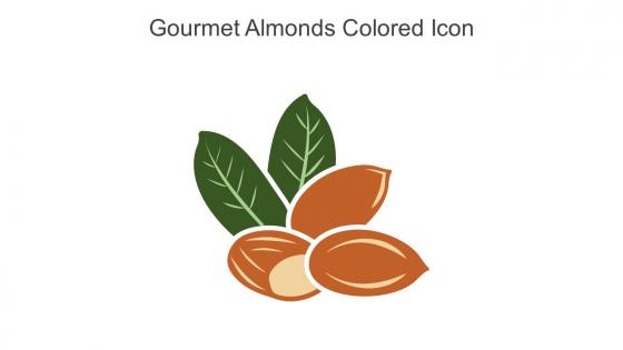 Gourmet Almonds Colored Icon In Powerpoint Pptx Png And Editable Eps Format