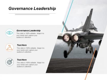 Governance leadership ppt powerpoint presentation gallery graphics cpb
