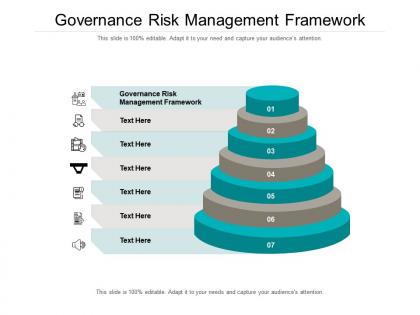 Governance risk management framework ppt powerpoint presentation summary pictures cpb