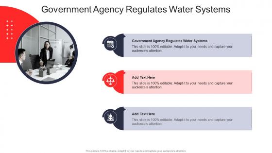 Government Agency Regulates Water Systems In Powerpoint And Google Slides Cpb