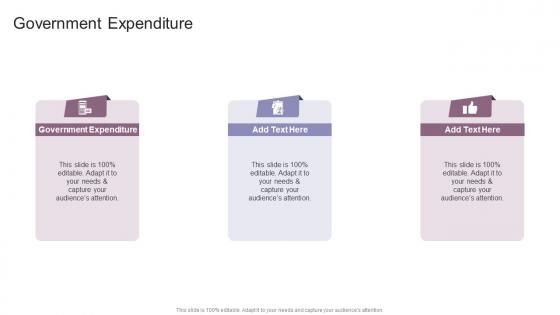 Government Expenditure In Powerpoint And Google Slides Cpb