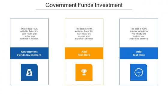 Government Funds Investment Ppt Powerpoint Presentation Infographic Design Cpb