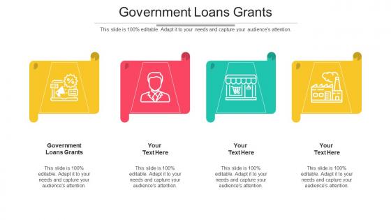 Government Loans Grants Ppt Powerpoint Presentation Portfolio Gallery Cpb