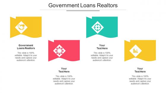 Government Loans Realtors Ppt Powerpoint Presentation Pictures Show Cpb