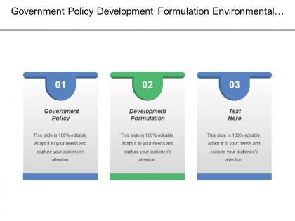 Government policy development formulation environmental scanning environmental monitoring