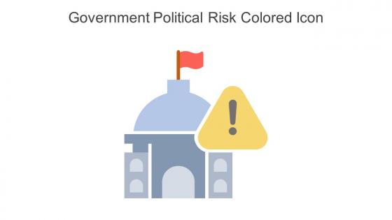 Government Political Risk Colored Icon In Powerpoint Pptx Png And Editable Eps Format