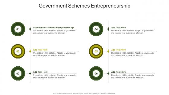 Government Schemes Entrepreneurship In Powerpoint And Google Slides Cpb