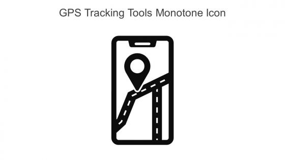 GPS Tracking Tools Monotone Icon In Powerpoint Pptx Png And Editable Eps Format