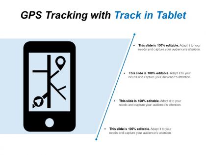 Gps tracking with track in tablet