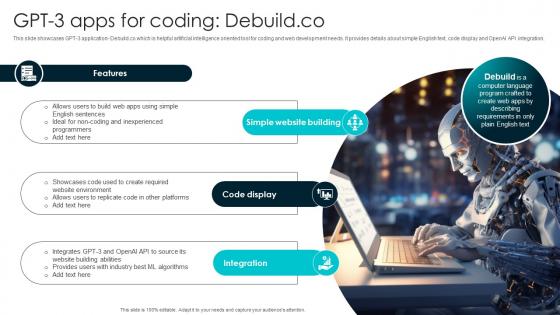 GPT 3 Apps For Coding Debuildco How To Use OpenAI GPT3 To GENERATE ChatGPT SS V