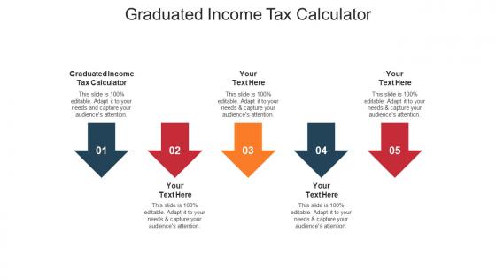 Graduated income tax calculator ppt powerpoint presentation styles format cpb