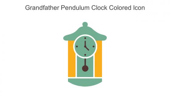 Grandfather Pendulum Clock Colored Icon In Powerpoint Pptx Png And Editable Eps Format
