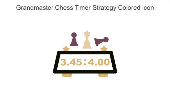 Grandmaster Chess Timer Strategy Colored Icon In Powerpoint Pptx Png And Editable Eps Format
