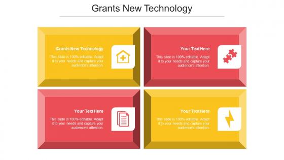 Grants New Technology Ppt Powerpoint Presentation Layouts Demonstration Cpb