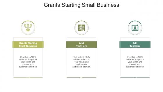 Grants Starting Small Business In Powerpoint And Google Slides Cpb