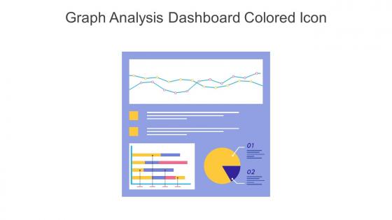 Graph Analysis Dashboard Colored Icon In Powerpoint Pptx Png And Editable Eps Format