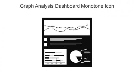 Graph Analysis Dashboard Monotone Icon In Powerpoint Pptx Png And Editable Eps Format