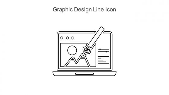 Graphic Design Line Icon
