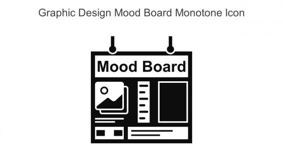 Graphic Design Mood Board Monotone Icon In Powerpoint Pptx Png And Editable Eps Format