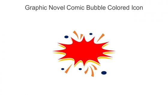 Graphic Novel Comic Bubble Colored Icon In Powerpoint Pptx Png And Editable Eps Format