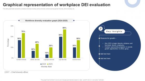 Graphical Representation Of Workplace DEI Evaluation