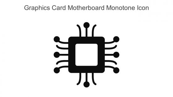 Graphics Card Motherboard Monotone Icon In Powerpoint Pptx Png And Editable Eps Format
