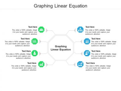 Graphing linear equation ppt powerpoint presentation slides mockup cpb