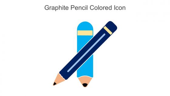 Graphite Pencil Colored Icon In Powerpoint Pptx Png And Editable Eps Format