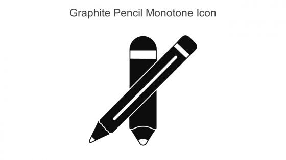 Graphite Pencil Monotone Icon In Powerpoint Pptx Png And Editable Eps Format