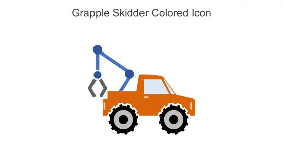Grapple Skidder Colored Icon In Powerpoint Pptx Png And Editable Eps Format