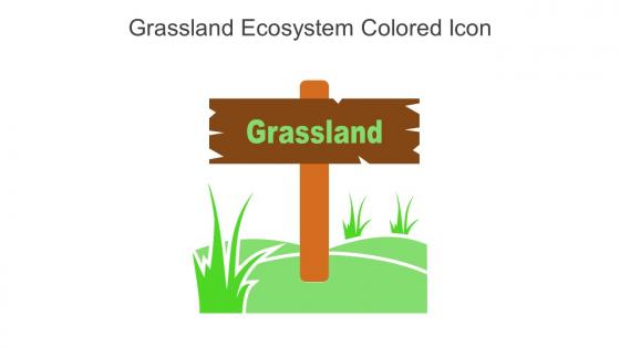 Grassland Ecosystem Colored Icon In Powerpoint Pptx Png And Editable Eps Format