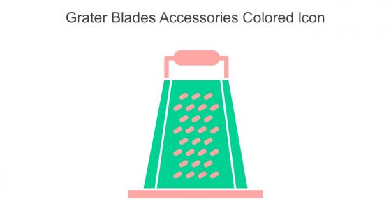Grater Blades Accessories Colored Icon In Powerpoint Pptx Png And Editable Eps Format