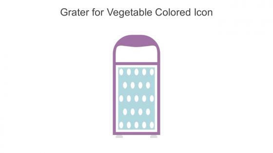 Grater For Vegetable Colored Icon In Powerpoint Pptx Png And Editable Eps Format