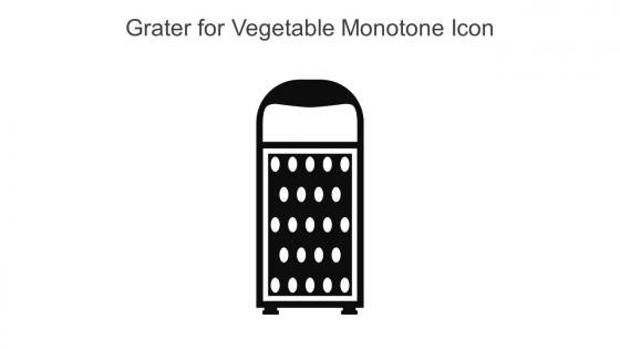 Grater For Vegetable Monotone Icon In Powerpoint Pptx Png And Editable Eps Format
