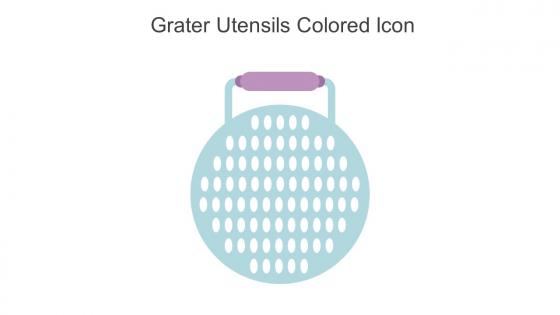 Grater Utensils Colored Icon In Powerpoint Pptx Png And Editable Eps Format