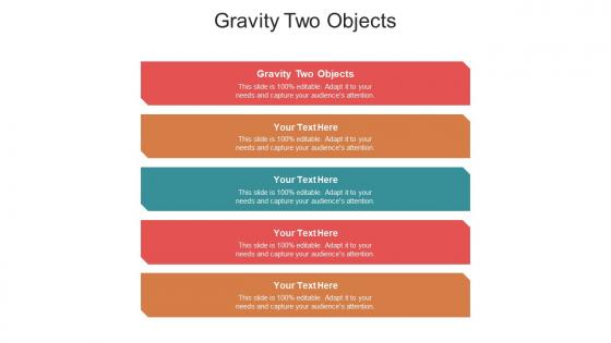 Gravity two objects ppt powerpoint presentation icon templates cpb