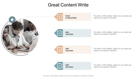 Great Content Write In Powerpoint And Google Slides Cpb