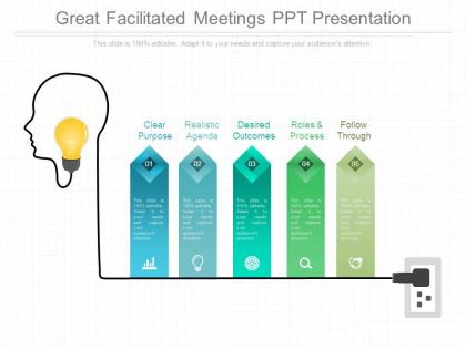 Great facilitated meetings ppt presentation