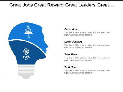 Great jobs great reward great leaders great culture