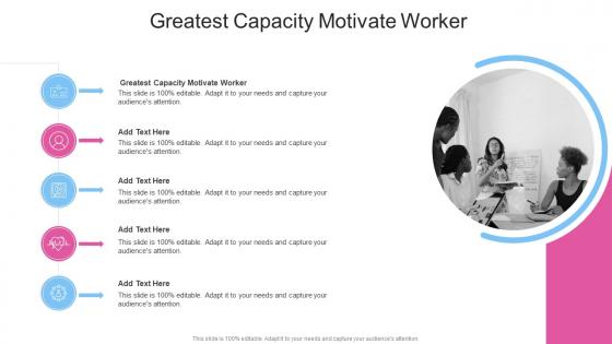Greatest Capacity Motivate Worker In Powerpoint And Google Slides Cpb