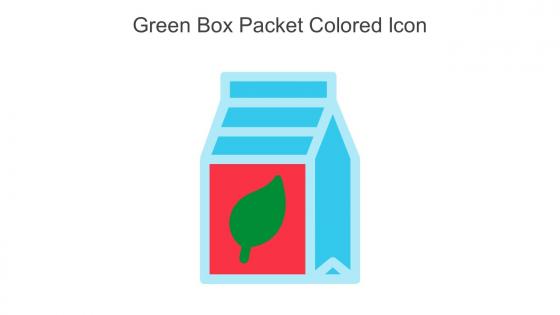 Green Box Packet Colored Icon In Powerpoint Pptx Png And Editable Eps Format