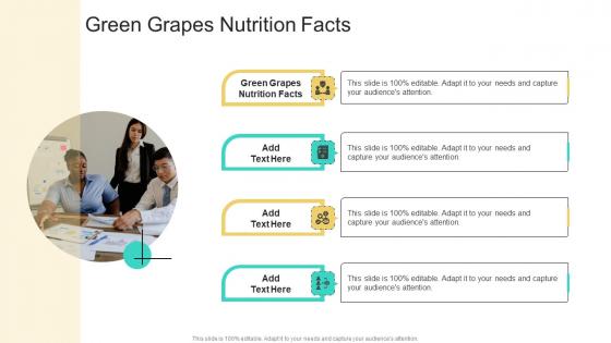 Green Grapes Nutrition Facts In Powerpoint And Google Slides Cpb