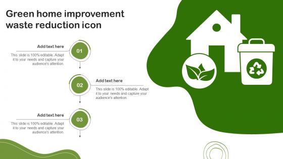 Green Home Improvement Waste Reduction Icon