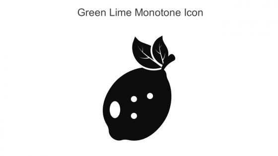Green Lime Monotone Icon In Powerpoint Pptx Png And Editable Eps Format