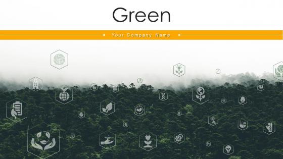 Green powerpoint ppt template bundles