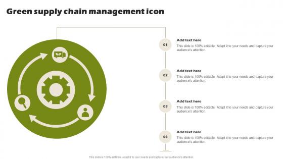 Green Supply Chain Management Icon