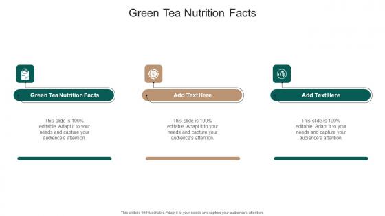 Green Tea Nutrition Facts In Powerpoint And Google Slides Cpb